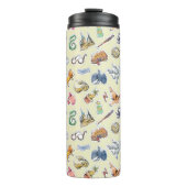 Wasserfarbe Harry Potter Icons Thermosbecher (Vorderseite)