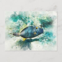 Wasserfarbe Hawaiianischer Tropischer Fisch - File