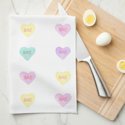 Wasserfarbe Heartz BAE Küchentücher (Viertel Falte)