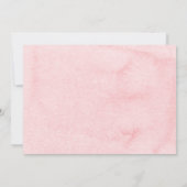 Wasserfarbe Heißluftballon Babydusche Einladung (Rückseite)