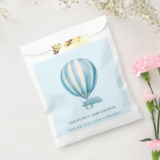 Wasserfarbe Heißluftballon Babydusche Geschenktütchen (Versiegelt)