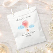 Wasserfarbe Heißluftballon Hochzeit Geschenktütchen (Ausgeschnitten)