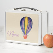 Wasserfarbe Heißluftballon Metall Brotdose (Beispiel)