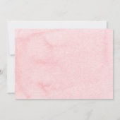 Wasserfarbe Heißluftballon Personalisiertes Geschi Mitteilungskarte (Rückseite)