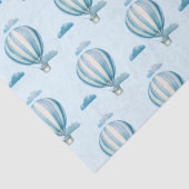 Wasserfarbe Heißluftballon Seidenpapier (Detail)