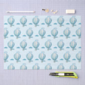 Wasserfarbe Heißluftballon Seidenpapier (Handwerk)