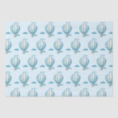 Wasserfarbe Heißluftballon Seidenpapier (Vorderseite)