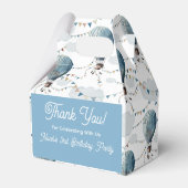 Wasserfarbe Heißluftballon weiß // Geschenkschachtel (Rückseite)