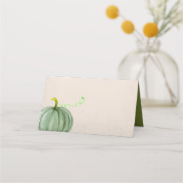 Wasserfarbe Herbst Erntedank Pumpen Platzkarte