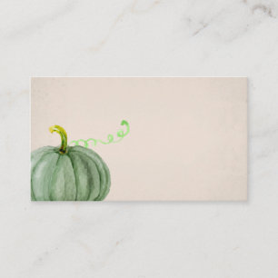 Wasserfarbe Herbst Erntedank Pumpen Platzkarte
