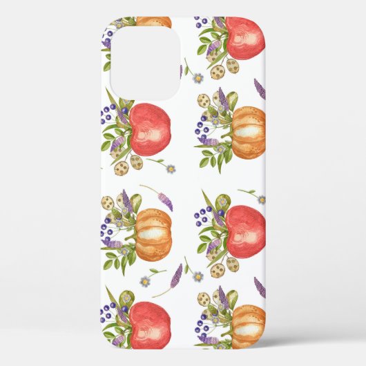 Wasserfarbe Herbst, Nahtlose Zusammensetzung. Case-Mate iPhone Hülle (Rückseite)