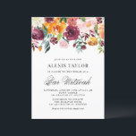 Wasserfarbe Herbstblüten Fall Bar Mitzvah Einladung<br><div class="desc">Laden Sie mit dieser Blumen-Bar mitzvah-Einladung Familie und Freunde zu Ihrer Veranstaltung ein. Es zeichnet sich durch die Blume der Wasserfarbenfallen und einen passenden Hintergrund aus. Die Bar mitzvah lädt im Herbst und Herbst zum Verweilen ein. Personalisieren Sie diese,  indem Sie Ihre Daten hinzufügen. Matching-Elemente sind verfügbar.</div>