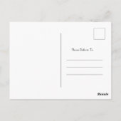 Wasserfarbe Herbstpumpen Postkarte (Rückseite)