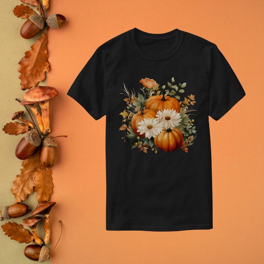 Wasserfarbe Herbstpumpen T-Shirt