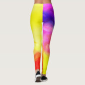 Wasserfarbe/Herz Leggings (Rückseite)