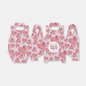 Wasserfarbe Herz Valentinstag Pizza Lover Geschenkschachtel (Ungefaltet)