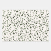 Wasserfarbe Hochzeit Geschenkpapier Set (Vorderseite 3)