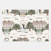 Wasserfarbe Hochzeit Geschenkpapier Set (Vorderseite)