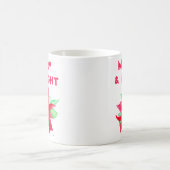 Wasserfarbe Holly Merry und Bright Kaffeetasse (Mittel)