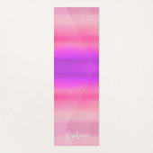 Wasserfarbe Hot Pink Moderne Yoga Mat Yogamatte (Vorderseite)