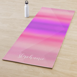 Wasserfarbe Hot Pink Moderne Yoga Mat Yogamatte