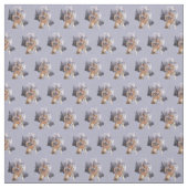 Wasserfarbe Howling Coyote Wilderness Tier Stoff (Muster)