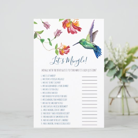 Wasserfarbe Humminbird Lass uns mischen! Spiel (Stehend Vorderseite)