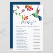 Wasserfarbe Humminbird Lass uns mischen! Spiel (Vorne/Hinten)