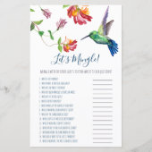 Wasserfarbe Humminbird Lass uns mischen! Spiel (Vorderseite)