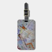 Wasserfarbe Hummingbird Gepäckmarke Gepäckanhänger (Vorderseite vertikal)