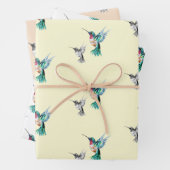 Wasserfarbe Hummingbird Geschenkpapier Set (Beispiel)