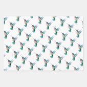 Wasserfarbe Hummingbird Geschenkpapier Set (Vorderseite 2)