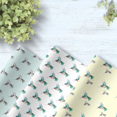 Wasserfarbe Hummingbird Geschenkpapier Set