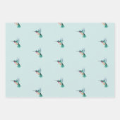 Wasserfarbe Hummingbird Geschenkpapier Set (Vorderseite 3)