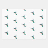 Wasserfarbe Hummingbird Geschenkpapier Set (Vorderseite 2)