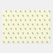 Wasserfarbe Hummingbird Geschenkpapier Set (Vorderseite)