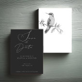 Wasserfarbe Hummingbird Hochzeit Speichern Sie die