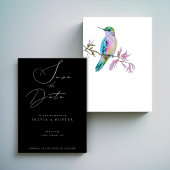 Wasserfarbe Hummingbird Hochzeit Speichern Sie die