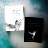 Wasserfarbe Hummingbird JEDE Einladung zum Geburts