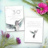 Wasserfarbe Hummingbird JEDE Einladung zum Geburts