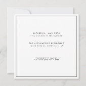 Wasserfarbe Hummingbird Jegliche Überraschung Gebu Einladung (Rückseite)