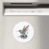 Wasserfarbe Hummingbird Magnet (In Situ (Geschirrspüler))