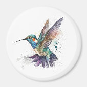 Wasserfarbe Hummingbird Magnet (Vorne)