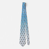 Wasserfarbe Hummingbird Necktie Krawatte (Vorderseite)