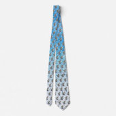 Wasserfarbe Hummingbird Necktie Krawatte (Rückseite)