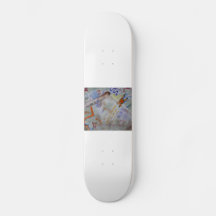 Wasserfarbe Hummingbird Skateboard