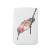 Wasserfarbe Hummingvogel Badematte (Vorderseite Vertikal)