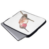 Wasserfarbe Hummingvogel Laptopschutzhülle (Vorne Knopf)
