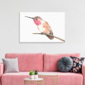 Wasserfarbe Hummingvogel Leinwanddruck (Insitu (Wohnzimmer))
