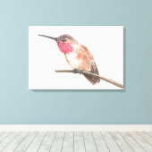 Wasserfarbe Hummingvogel Leinwanddruck (Insitu (Holzboden))